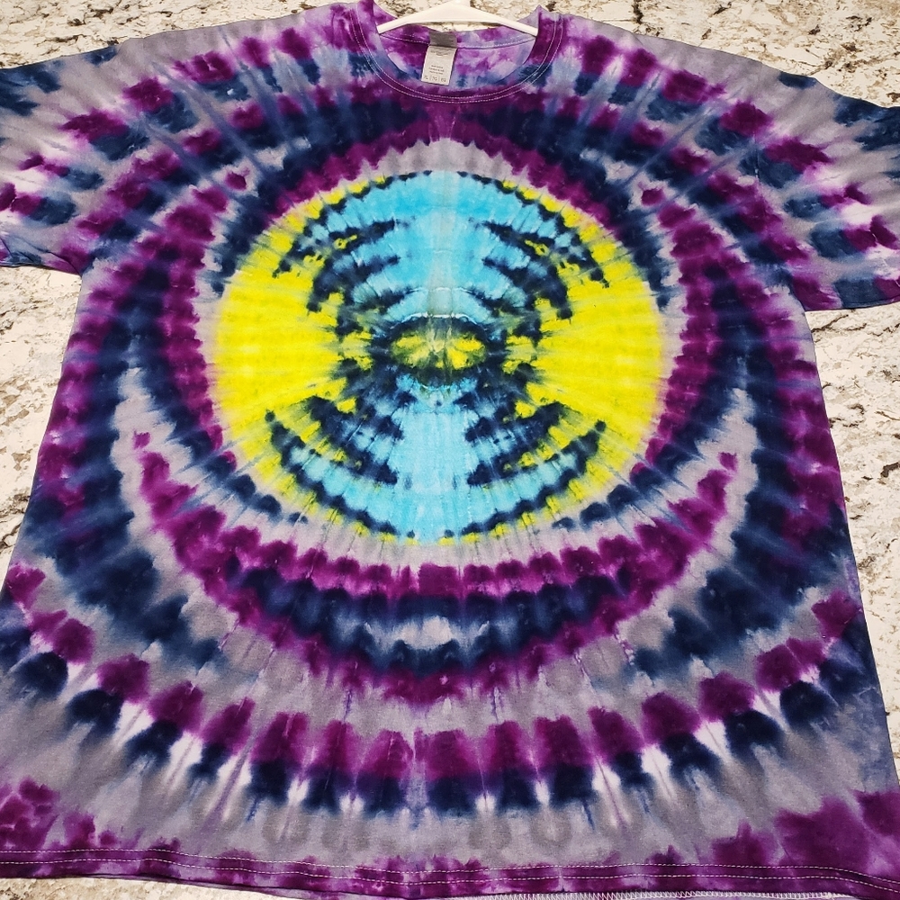 Homemade tie-dye t-shirts